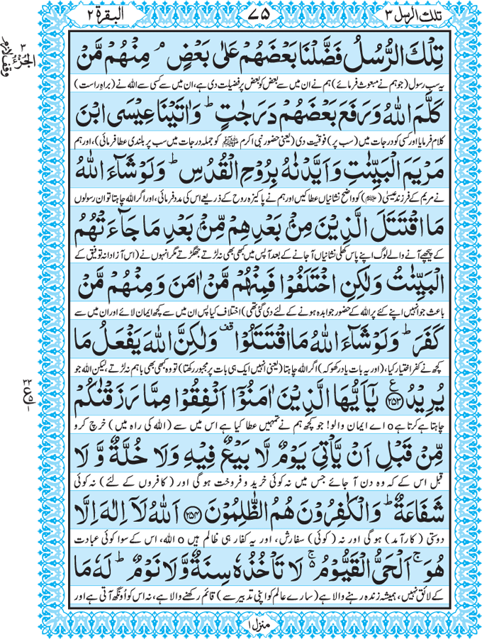 Read Para 3 Tilka Ar-Rusul Online in Taj Company